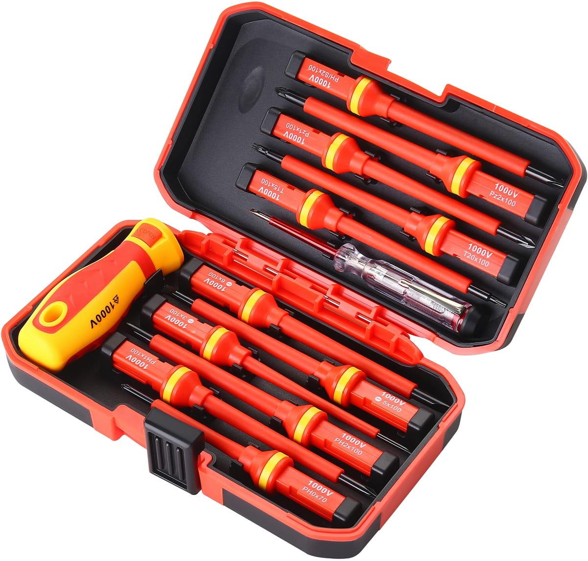 Отвертки изолированные Kraft&Dele KD5972 14 шт.