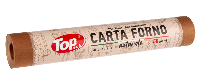 Пергамент Topack Carta Forno силиконизированный 38 см/50 м Коричневый (1-020217)