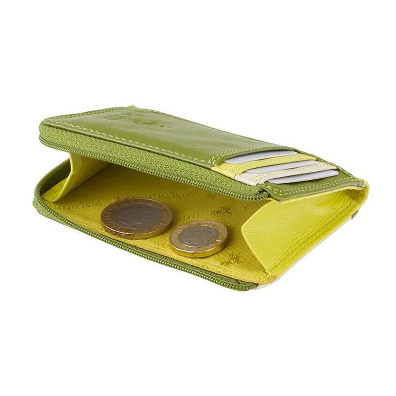Женский кошелек-картхолдер Visconti RB110 Phi Phi Lime Multi (RB110 LIME M) - фото 4