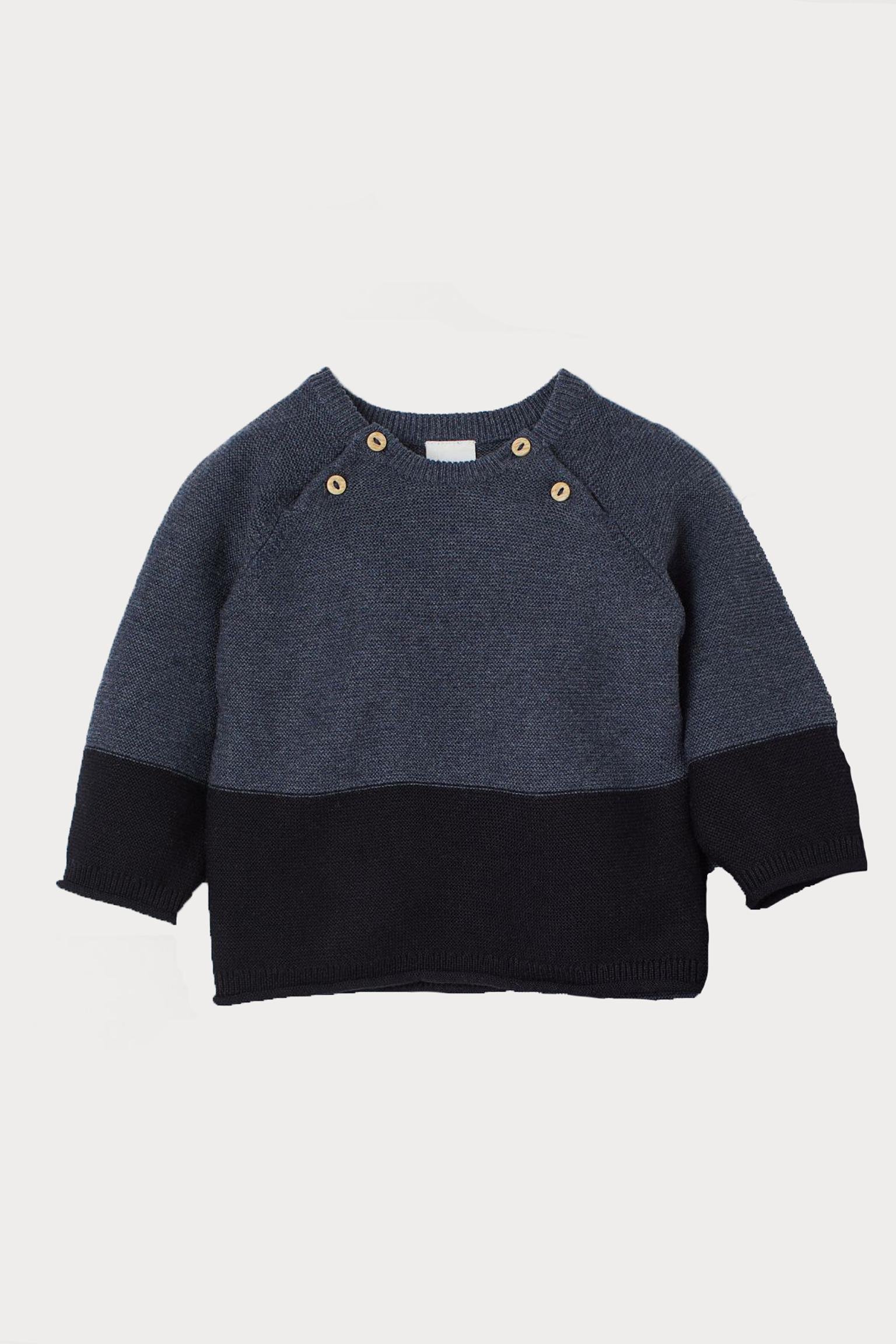 Джемпер H&M 74 см Сине-черный (230474379102)