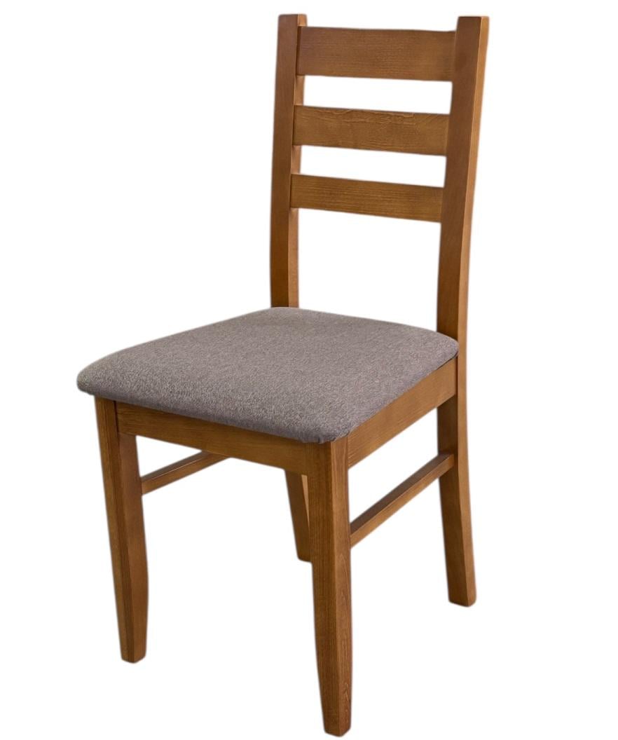 Стул деревянный с мягким сиденьем Скиф ЖУР-1 Тиковое дерево/Джерси-03 (27085380)