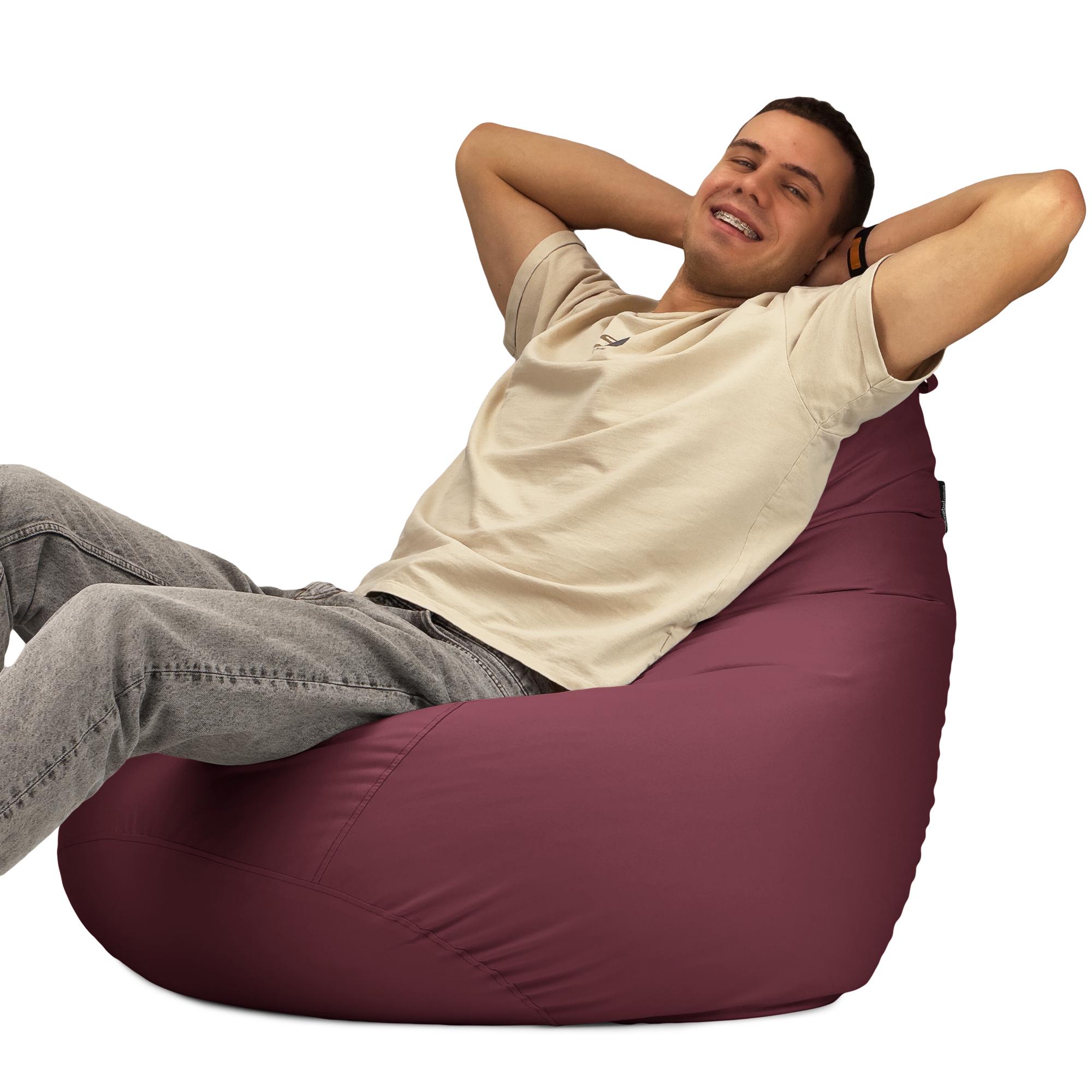 Кресло-мешок Студия Комфорта Груша оксфорд флекс 120х85 см Бордовый (9012215) - фото 7 Кресло-мешок Студия Комфорта Груша оксфорд флекс 120х85 см Бордовый (9012215) - фото 7