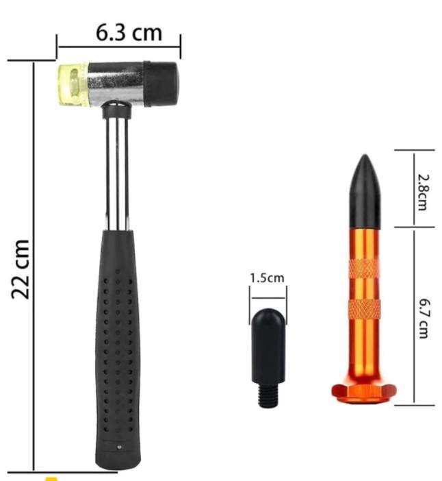 Обратный и рихтовочный молоток для ремонта вмятин автомобиля (1179545715) - фото 2