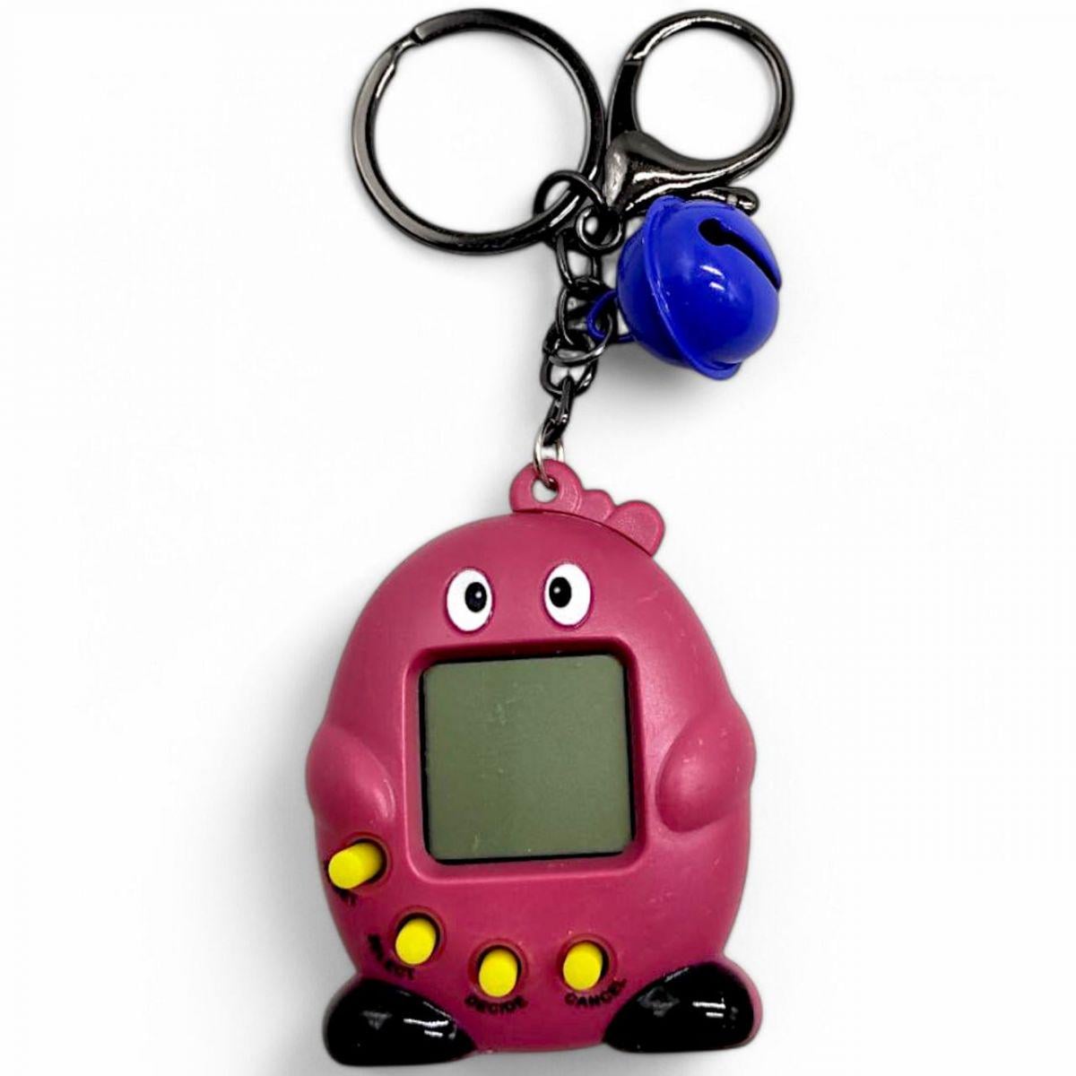 Электронная игра Penguin Pet Тамагочи брелок Бордовый (260199)