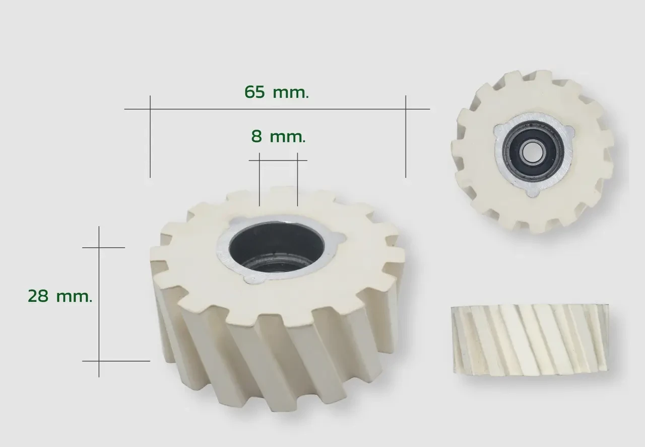Ролик прижимной кромкооблицовочного станка FILATO NANXING 65x8х28 мм - фото 2 Ролик прижимной кромкооблицовочного станка FILATO NANXING 65x8х28 мм - фото 2