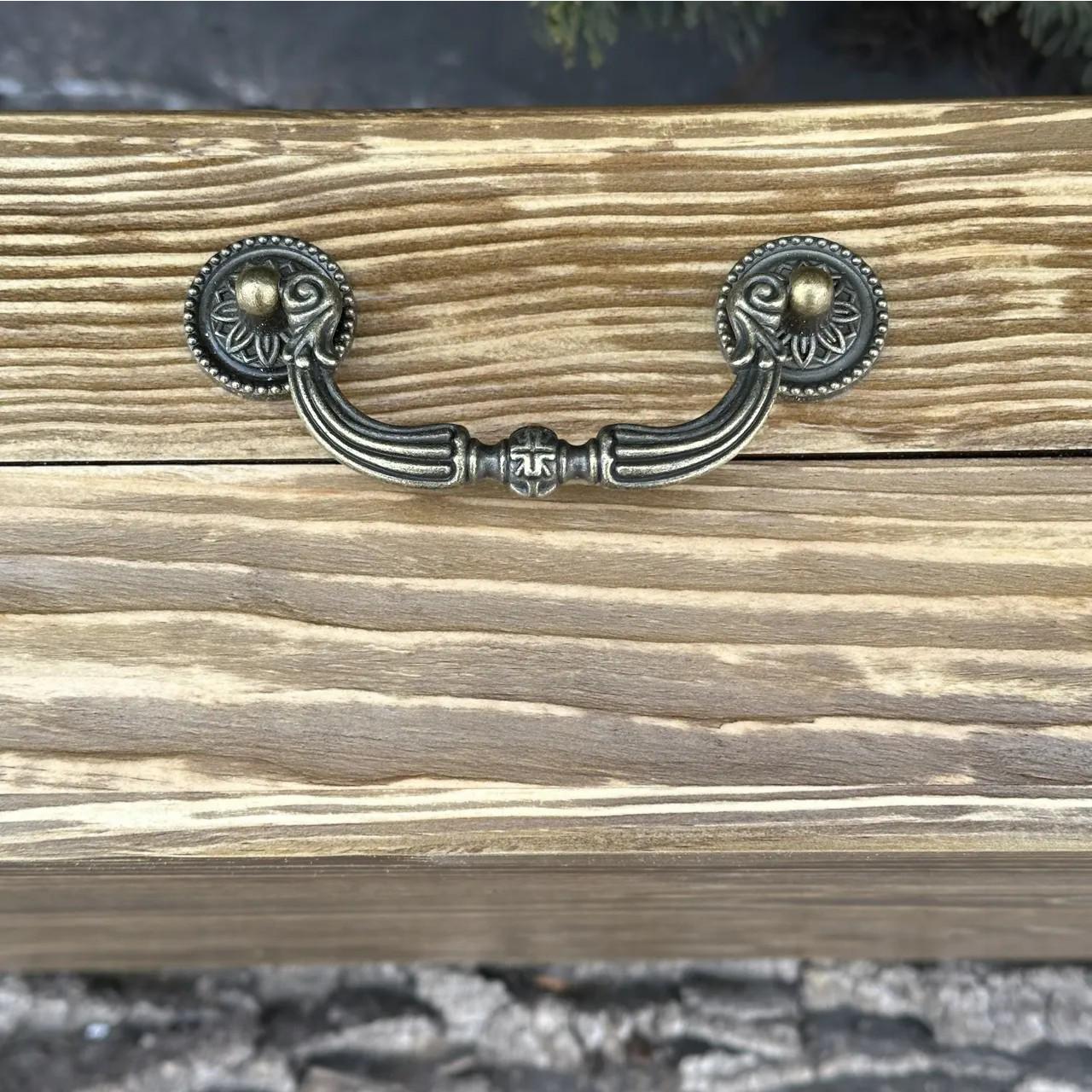 Подарунковий набір шампурів Mzavod Пікнік із нержавіючої сталі в дерев’яному кейсі-стілі 680x300x110 мм (136-17-1191510000853) - фото 6