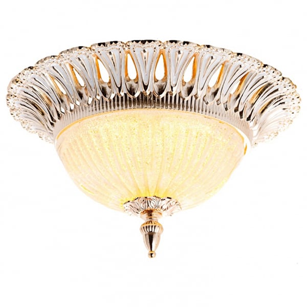 Люстра припотолочная Flora на 1 лампу Золотой (YS006/12w)