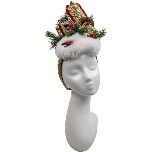 Обруч Подарочки новогодний Seta Decor (24-714WT-GL) Обруч Подарочки новогодний Seta Decor (24-714WT-GL)