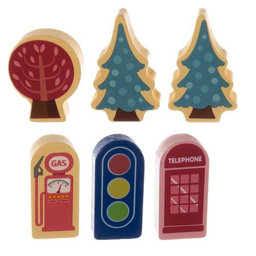 Конструктор дерев'яний Kruzzel 19159 100 ел. (27711519) - фото 11