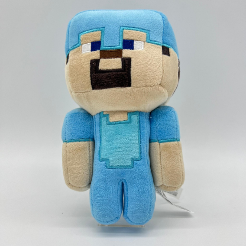 Мягкая игрушка плюшевая Стив в алмазной броне из игры Minecraft 20 см (2579221971) - фото 4 Мягкая игрушка плюшевая Стив в алмазной броне из игры Minecraft 20 см (2579221971) - фото 4