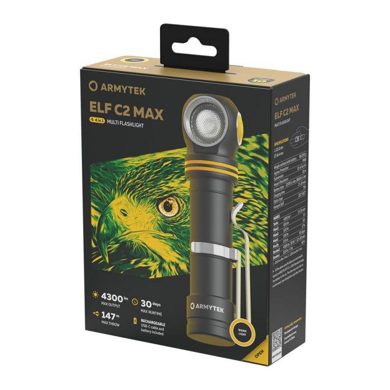 Фонарь налобный Armytek Elf C2 MAX WARM (35338871) - фото 28