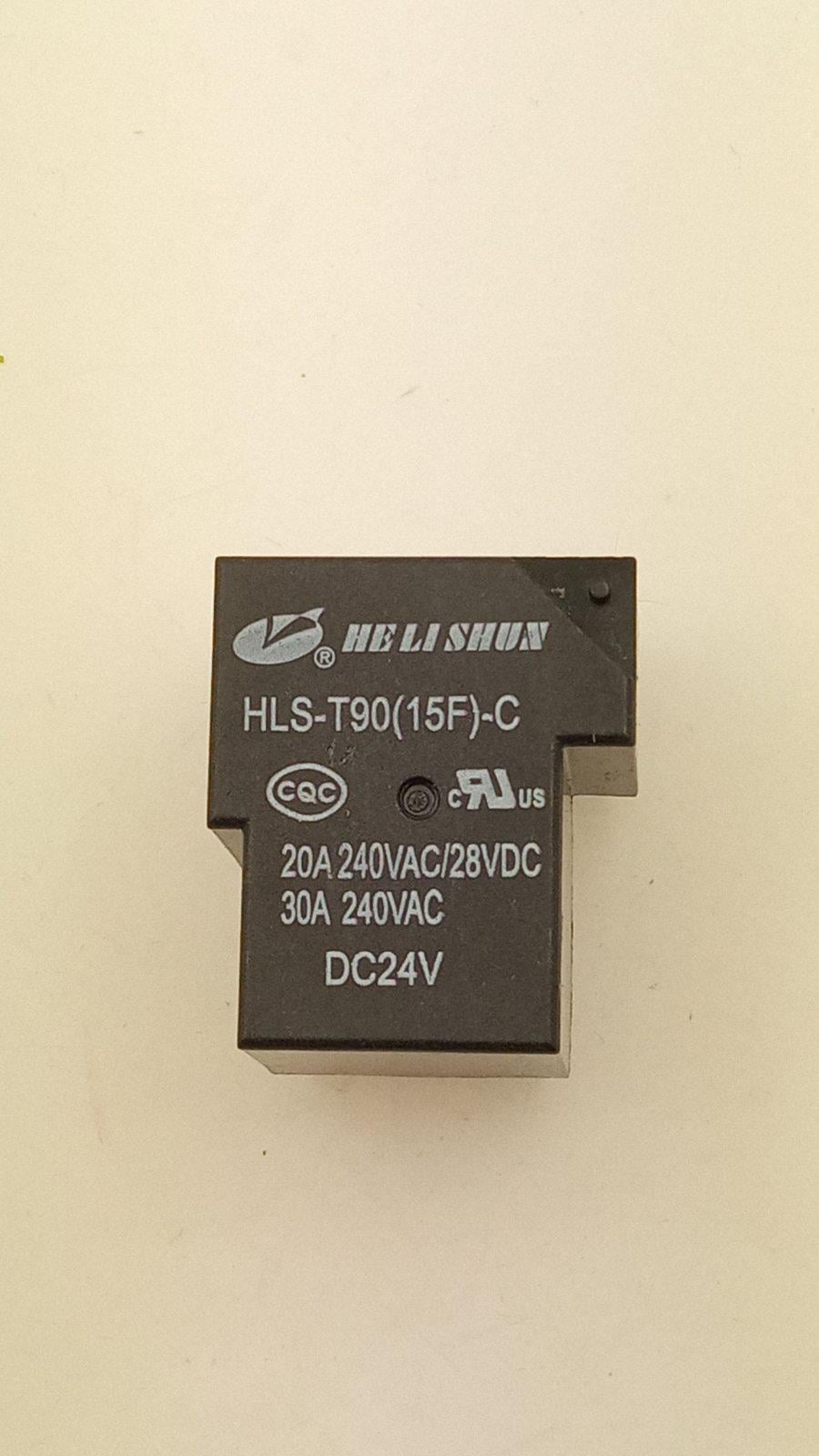 Реле HLS-T90 15F -C DC24V-30A-1A 32/5x27/5x20/4