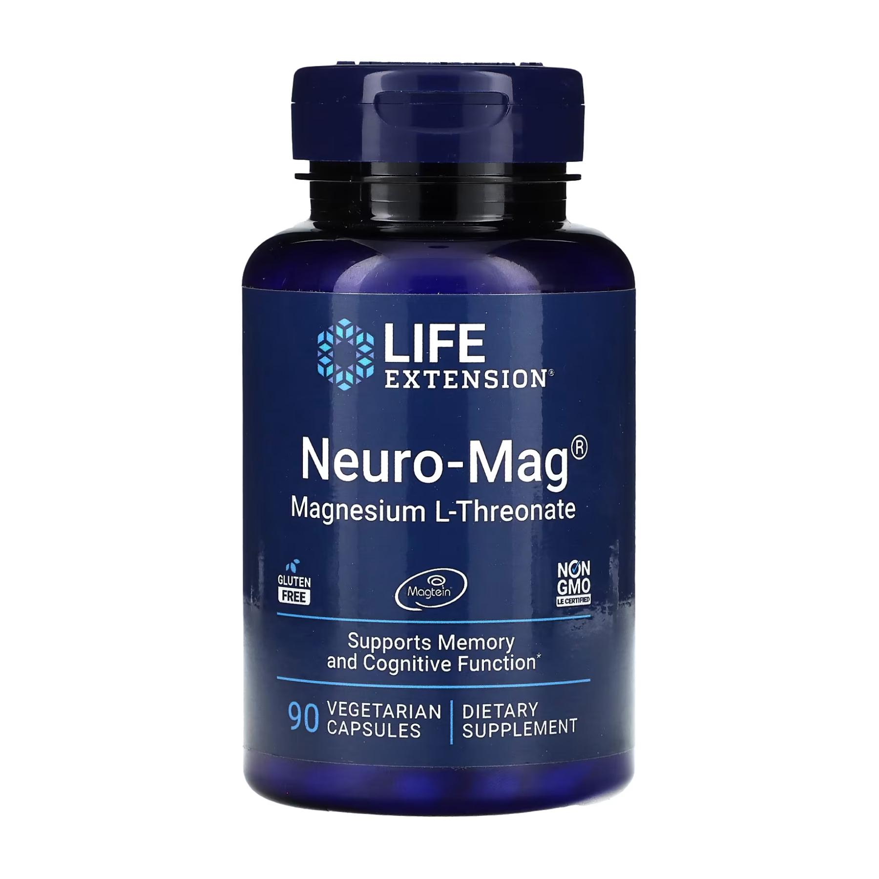 Натуральная добавка Neuro-Mag Magnesium L-Threonate 90 vcaps (2022-10-1895)