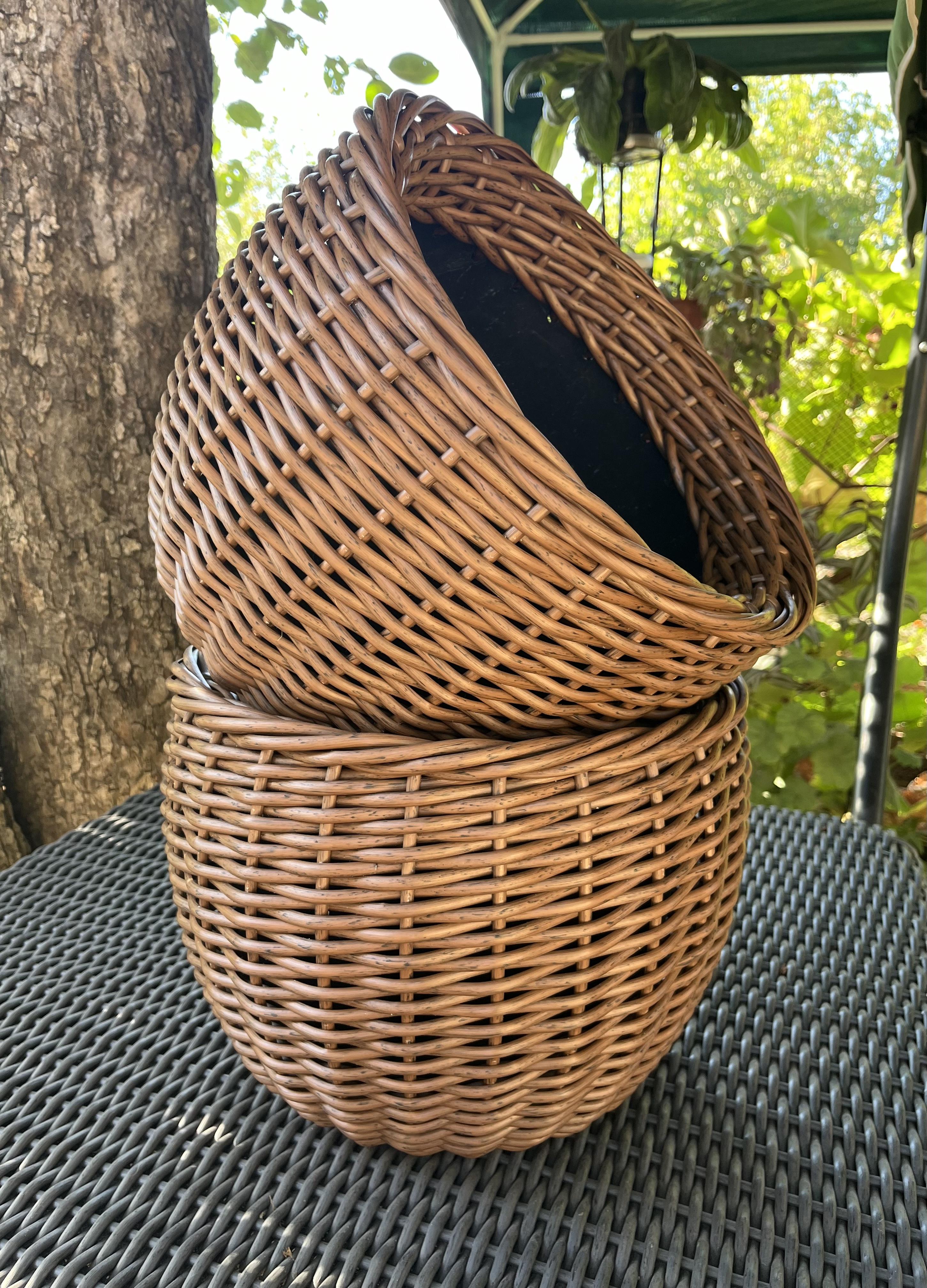 Кашпо для цветов из искусственного ротанга 13 л Темное дерево (27927867) - фото 3 Кашпо для цветов из искусственного ротанга 13 л Темное дерево (27927867) - фото 3