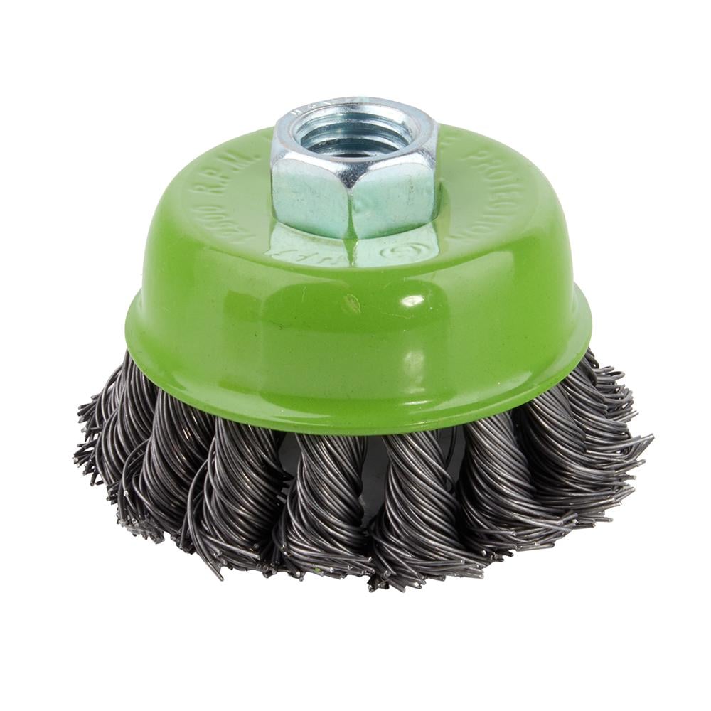 Щітка торцева Alloid М14х2 пучки крученого дроту 75 мм (WB-5075)