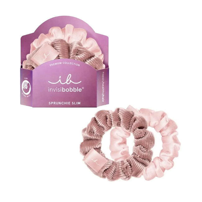Резинка-браслет для волосся Invisibobble SPRUNCHIE SLIM PREMIUM La Vie En Rose (4063528064127)