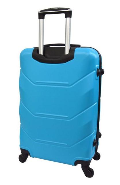 Чемодан пластиковый Bonro 10500403 S на 4 колесах Голубой (CEKRBBO403SM4GOL) - фото 2 Чемодан пластиковый Bonro 10500403 S на 4 колесах Голубой (CEKRBBO403SM4GOL) - фото 2