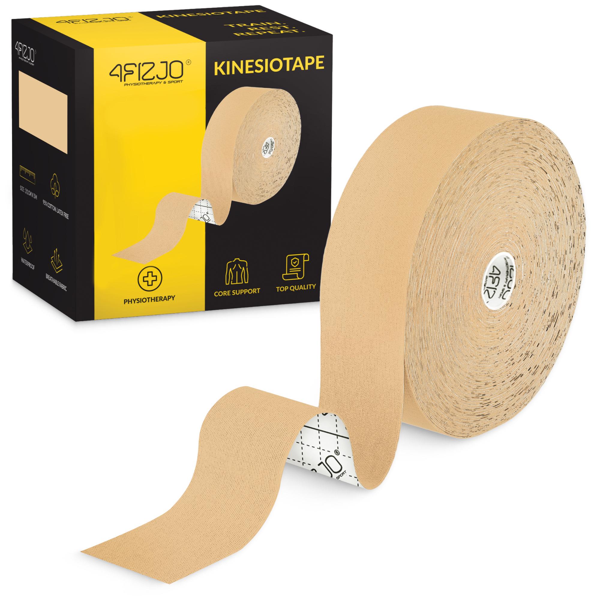 Тейп кинезиологический 4fizjo 5x31 м Beige (P-5905973405539)
