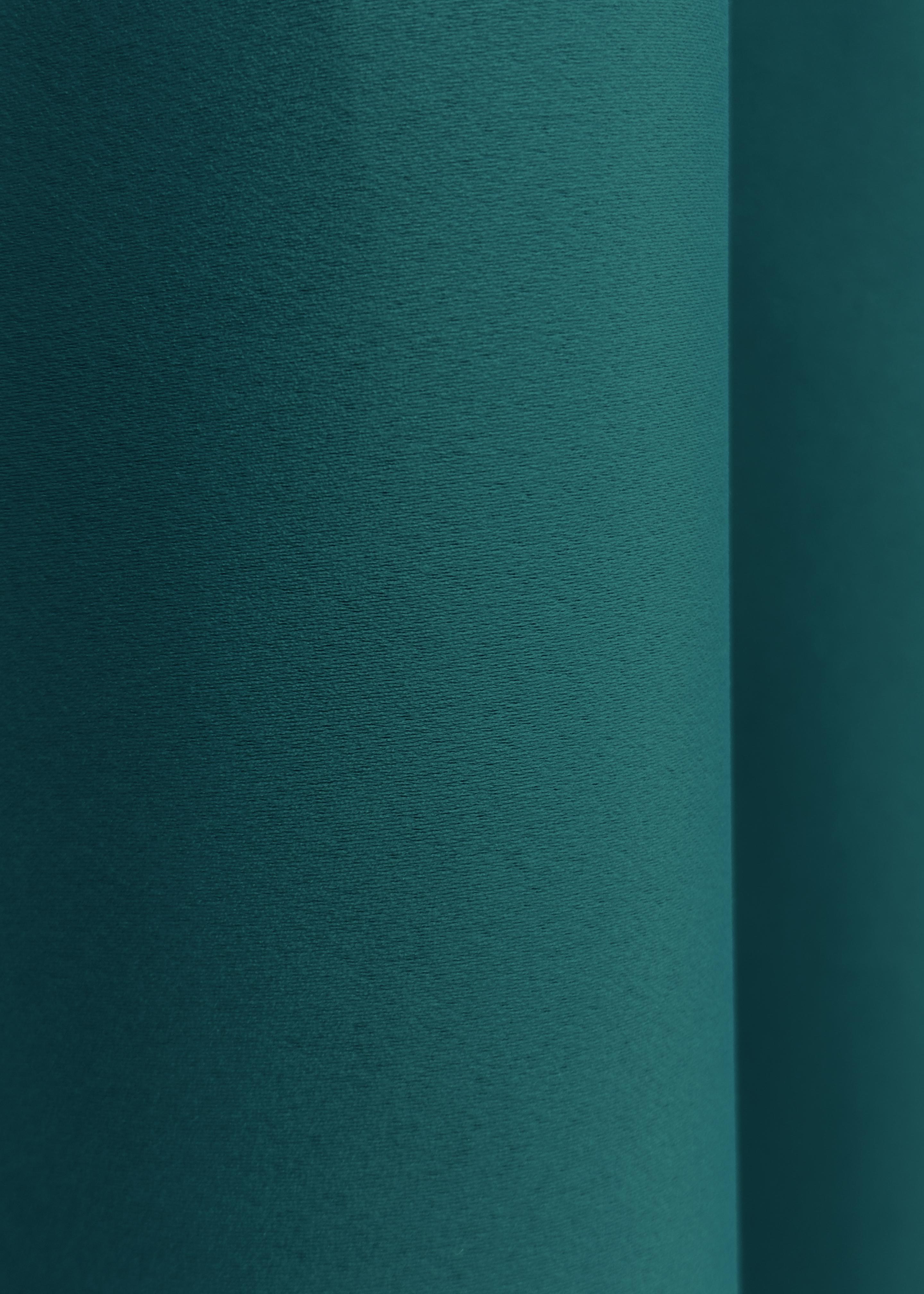 Комплект готових штор VR-Textil Блекаут Bagema Rvs №1297ш 200х270 см 2 шт. Смарагдовий (32-095) - фото 8