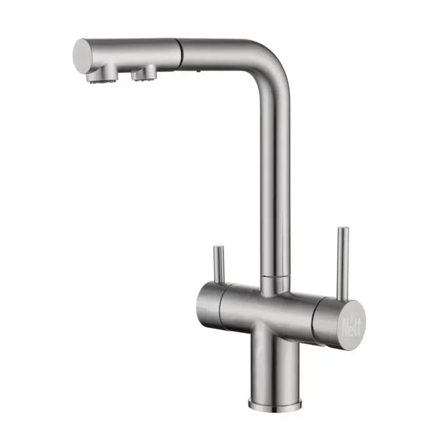 Смеситель кухонный Nett FWS-33 комбинированный нержавеющая сталь 4в1 (032120) Смеситель кухонный Nett FWS-33 комбинированный нержавеющая сталь 4в1 (032120)