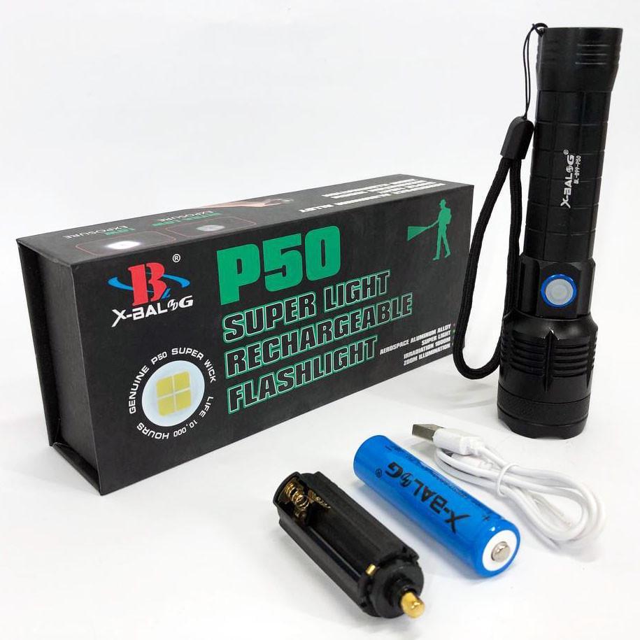 Ліхтарик ручний Bailong X-Balog BL-B99-P50 водонепроникний (ws57499)