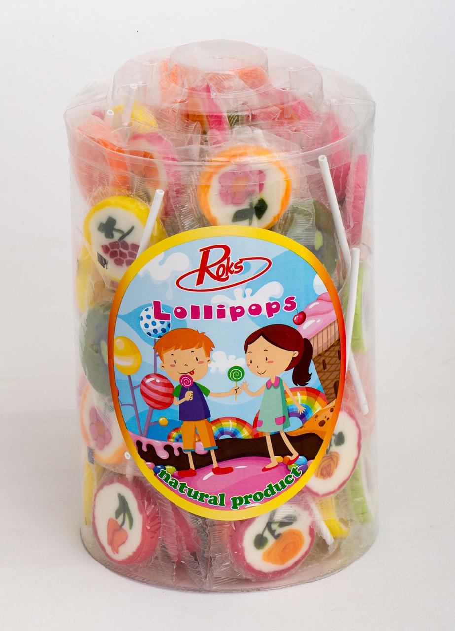 Леденцы на палочке ROKS Макси 13,5 г 40 мм 100 шт. 1,35 кг (503)