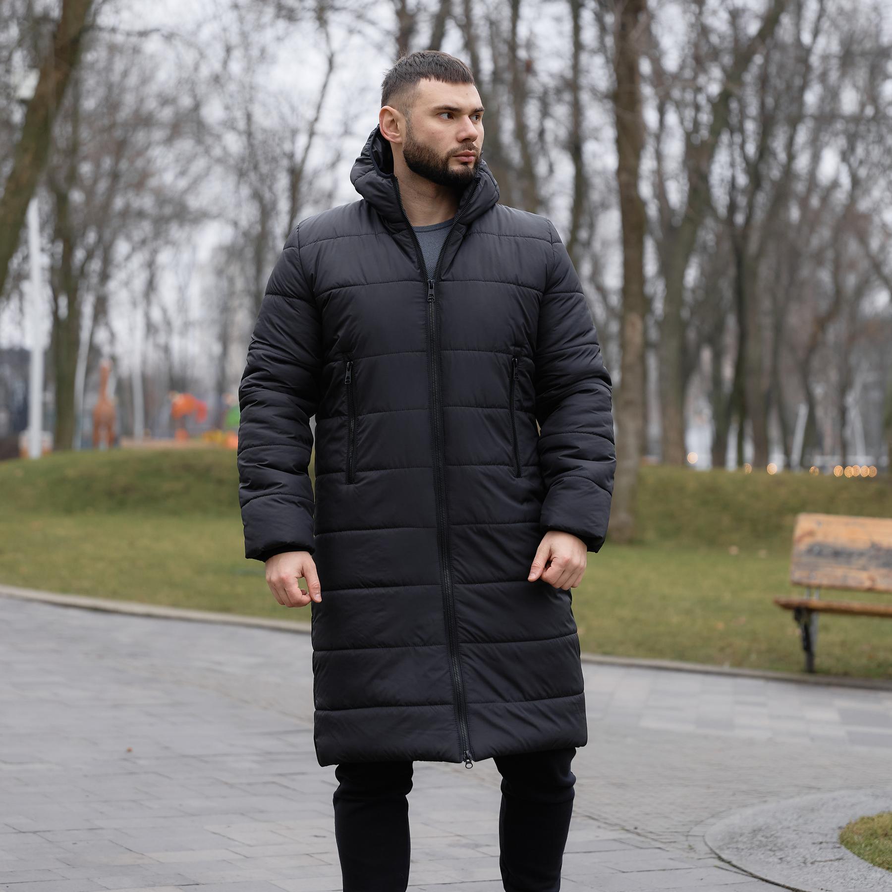 Пуховик чоловічий Intruder S Чорний (1969093715/S)