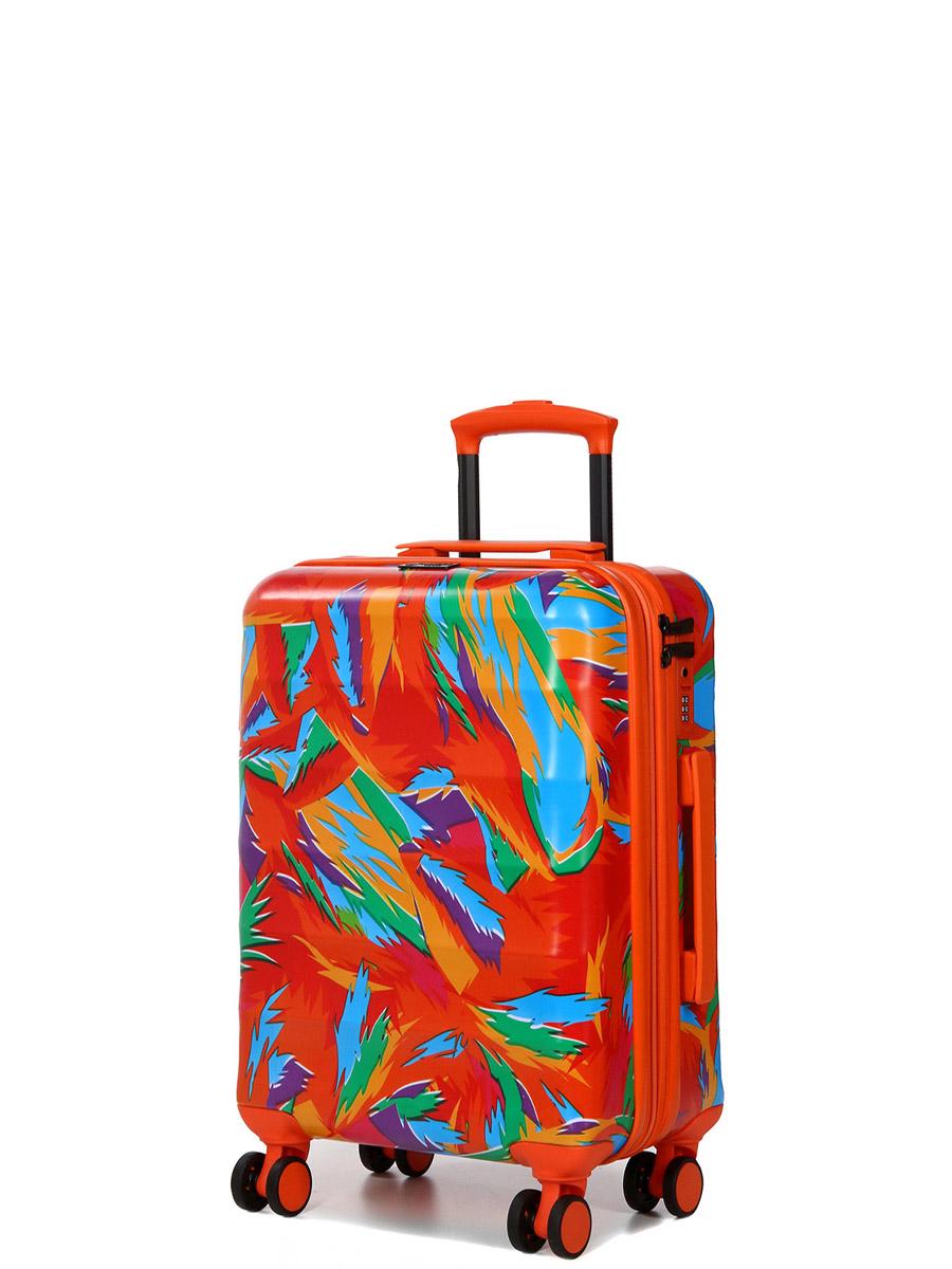 Чемодан малый под ручную кладь Airtex 970 43 л 55x39,5x23,5 см Оранжевый