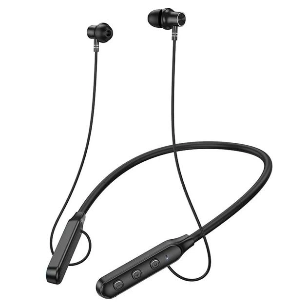 Наушники беспроводные Hoco ES74 Bluetooth для занятия спортом 70 часов работы Черный