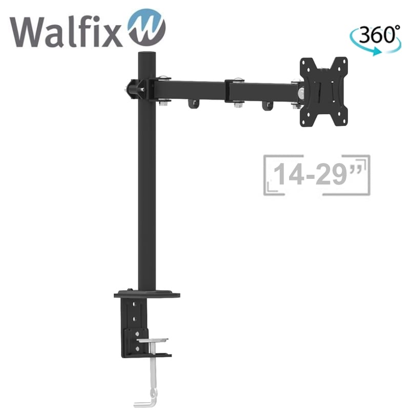 Кріплення для монітора Walfix DM-300B настільне 14-29" (tf1307) - фото 2 Кріплення для монітора Walfix DM-300B настільне 14-29" (tf1307) - фото 2