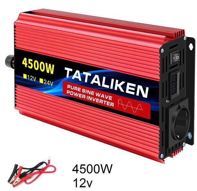Инвертор преобразователь напряжения Tataliken чистый синус DC/AC 4500 W 12-220 V - фото 6