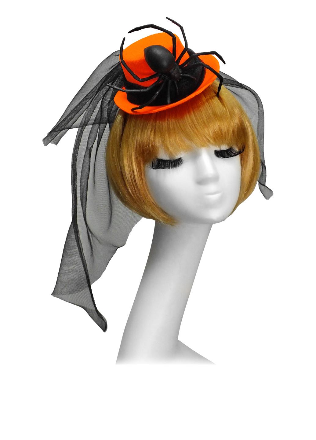 Шляпа Паук Черный/Оранжевый (18-984BLK-OR)