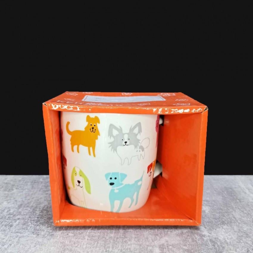Чашка Keramia "Разноцветные собачки" 415 мл (21-272-045) - фото 4 Чашка Keramia "Разноцветные собачки" 415 мл (21-272-045) - фото 4