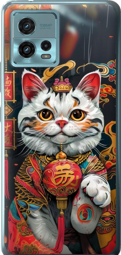 Чехол на Motorola G72 China Cat v2 (6135u-2859-42517)