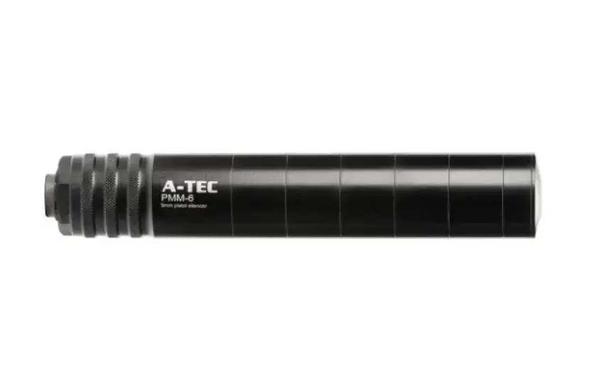 Саундмодератор A-TEC PMM. калибр 9 мм 9х19/9x21. резьба M13,5x1 LH бустер 6 камер (6200000467)