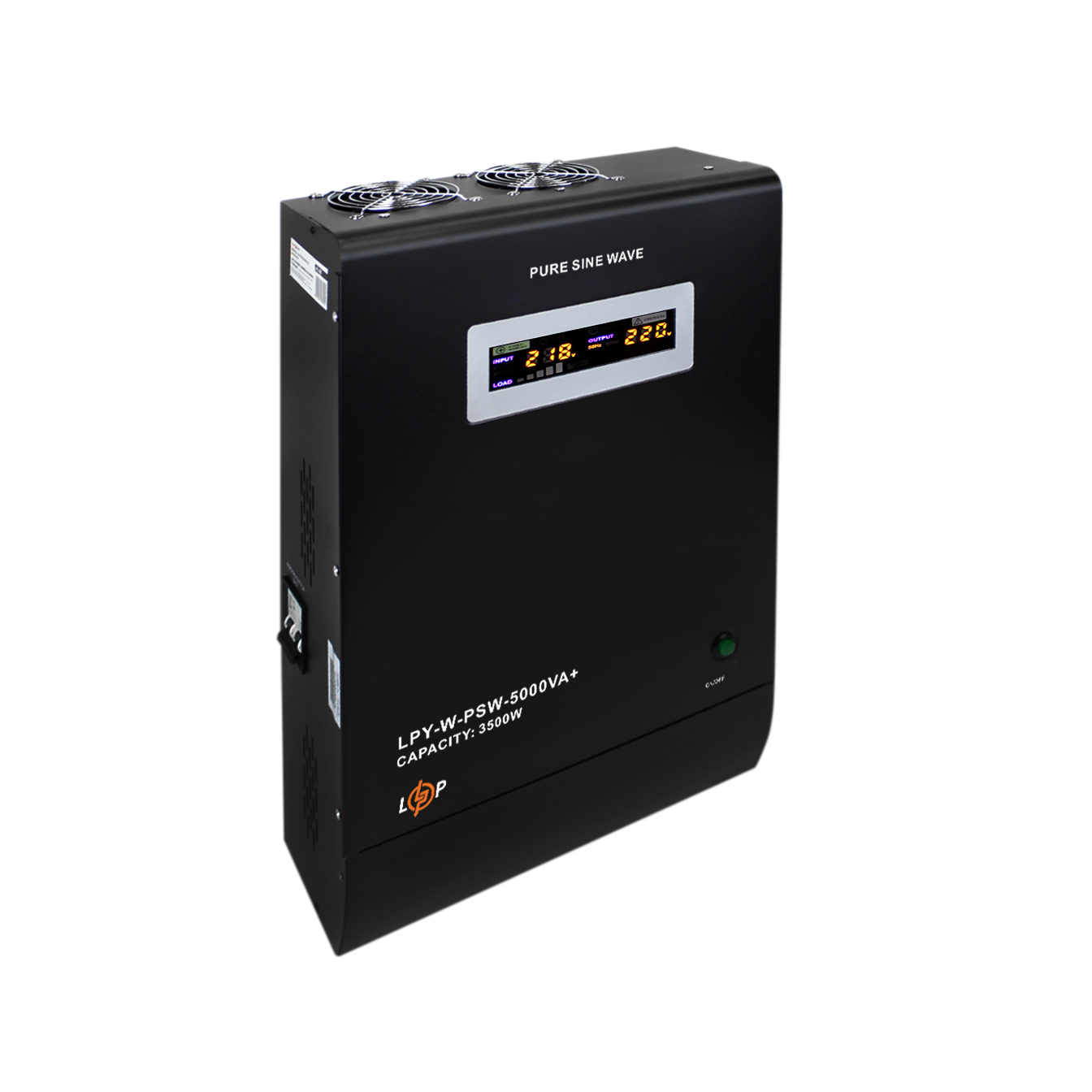 Джерело безперебійного живлення з правильною синусоїдою 48 V LPY-W-PSW-5000VA+ 3500 Вт 10/20 A (4148) - фото 4