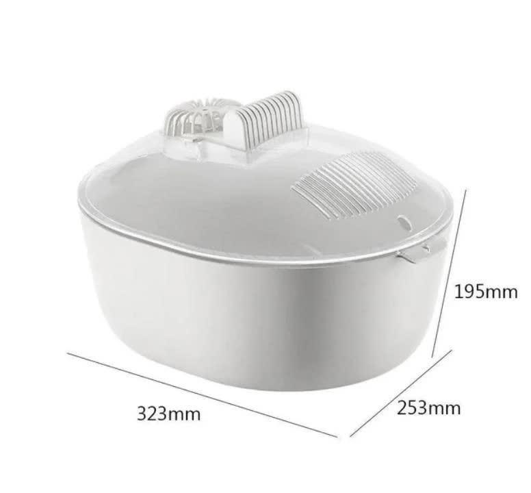 Контейнер для размораживания и стерилизации продуктов с крышкой 2в1 EQ-621 - фото 4 Контейнер для размораживания и стерилизации продуктов с крышкой 2в1 EQ-621 - фото 4