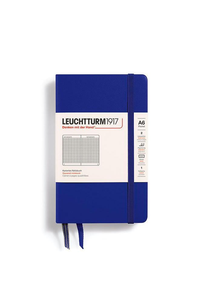 Блокнот Leuchtturm1917 карманный клетка Ink Blue (372360)