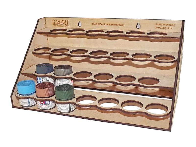 Подставка под краску LMG WO-1211 для 26 емкостей ⌀35 мм