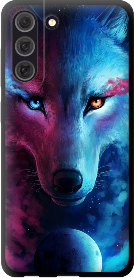 Чехол на Samsung Galaxy S21 FE Арт-волк (3999b-2302-42517)