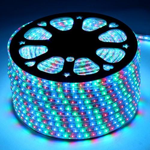 Светодиодная LED лента 5050 RGB 220V дюралайт 100 м (10-3-2486) Светодиодная LED лента 5050 RGB 220V дюралайт 100 м (10-3-2486)