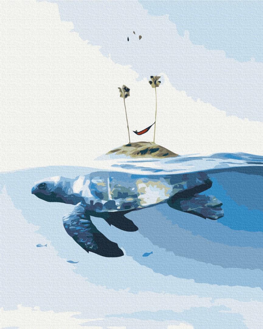 Картина по номерам Brushme Черепаший остров 48x60 см (BS38162L)