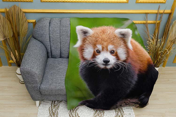 Плед Fluffy red panda Forest плюш двухслойный 150х210 см (114011-3)