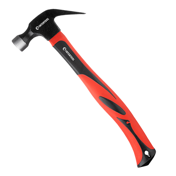 Молоток-цветоход Intertool с комбинированной ручкой 450 г (HT-0223)