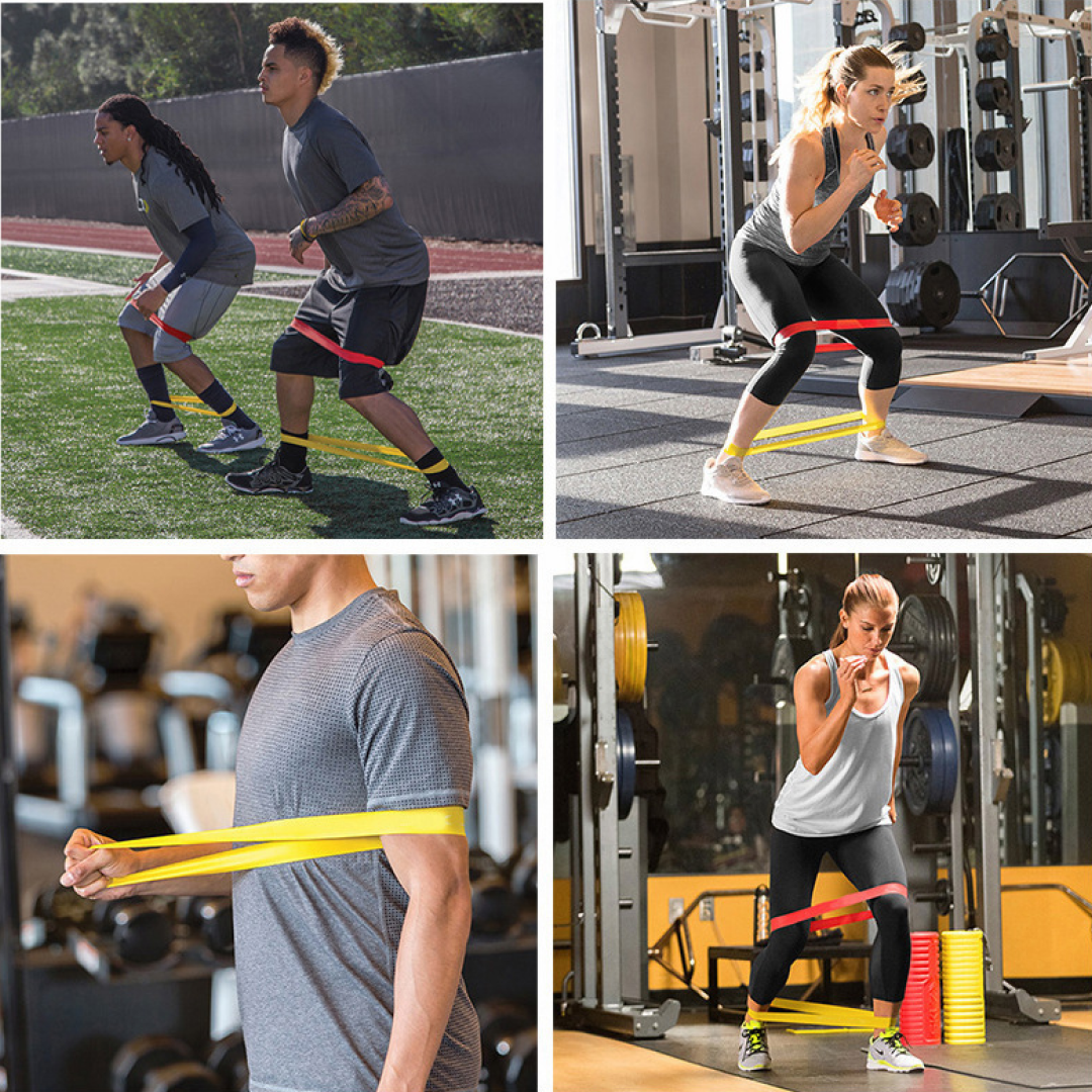 Фітнес гумки для тренувань 5 шт. з чохлом - фото 5 Фітнес гумки для тренувань 5 шт. з чохлом - фото 5