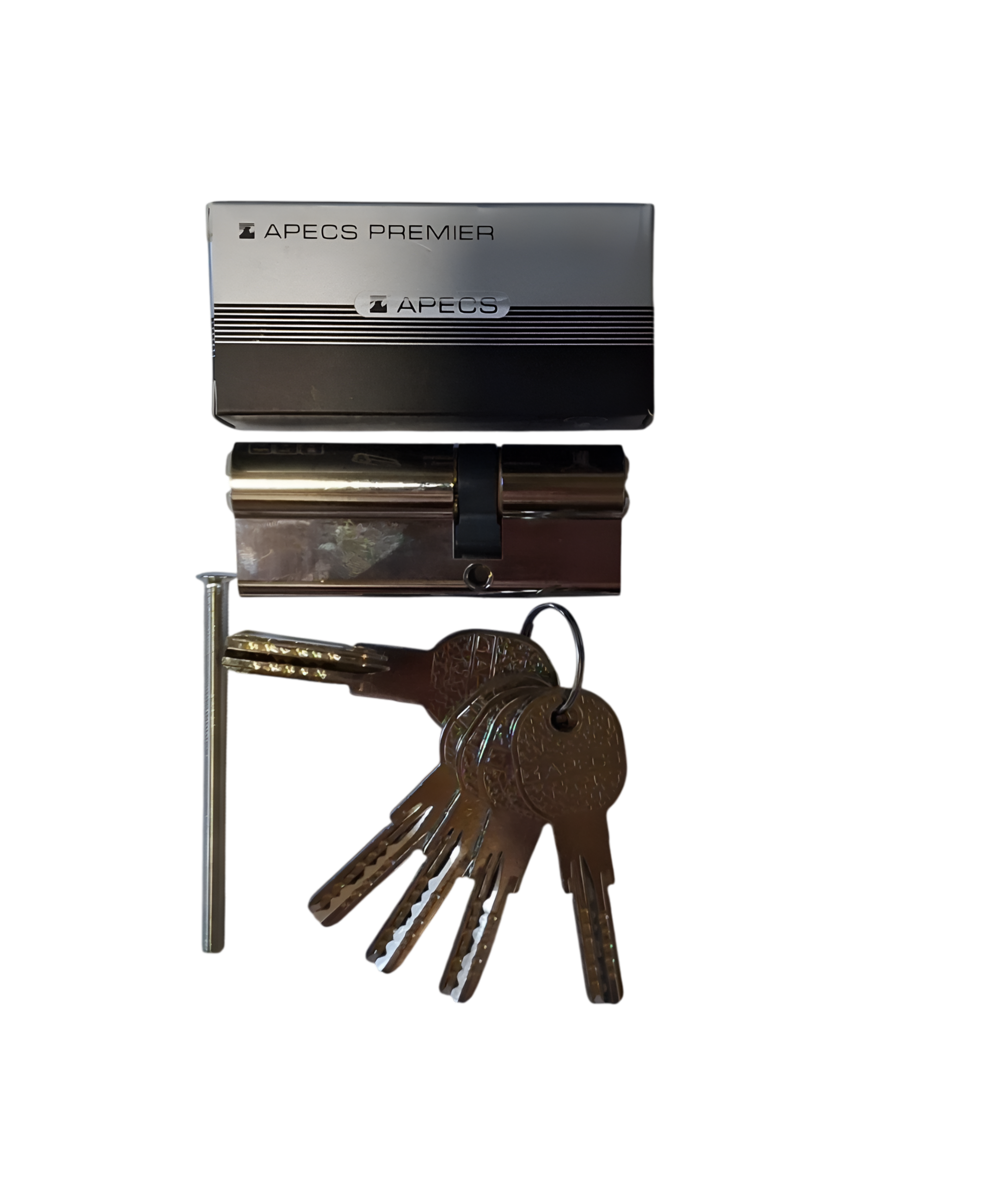 Цилиндровый механизм APECS Premier QM-80-Ni 50/30 мм (307813E)