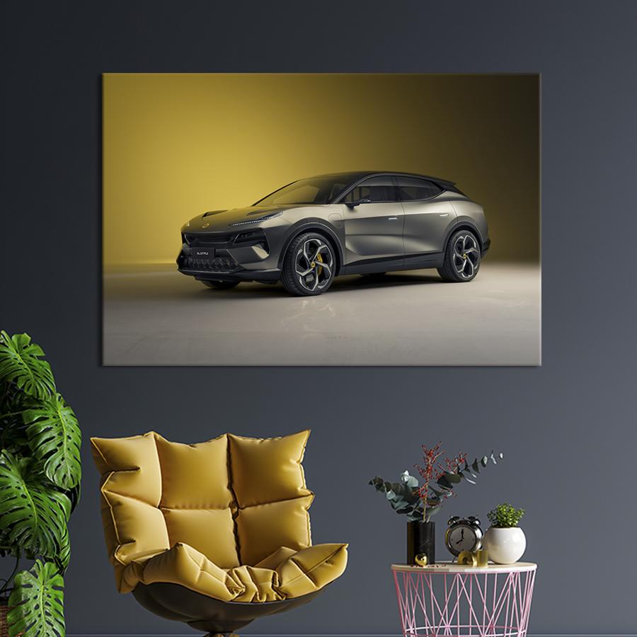 Картина на холсте Автомобиль Lotus Eletre 75x50 см (1345-1)