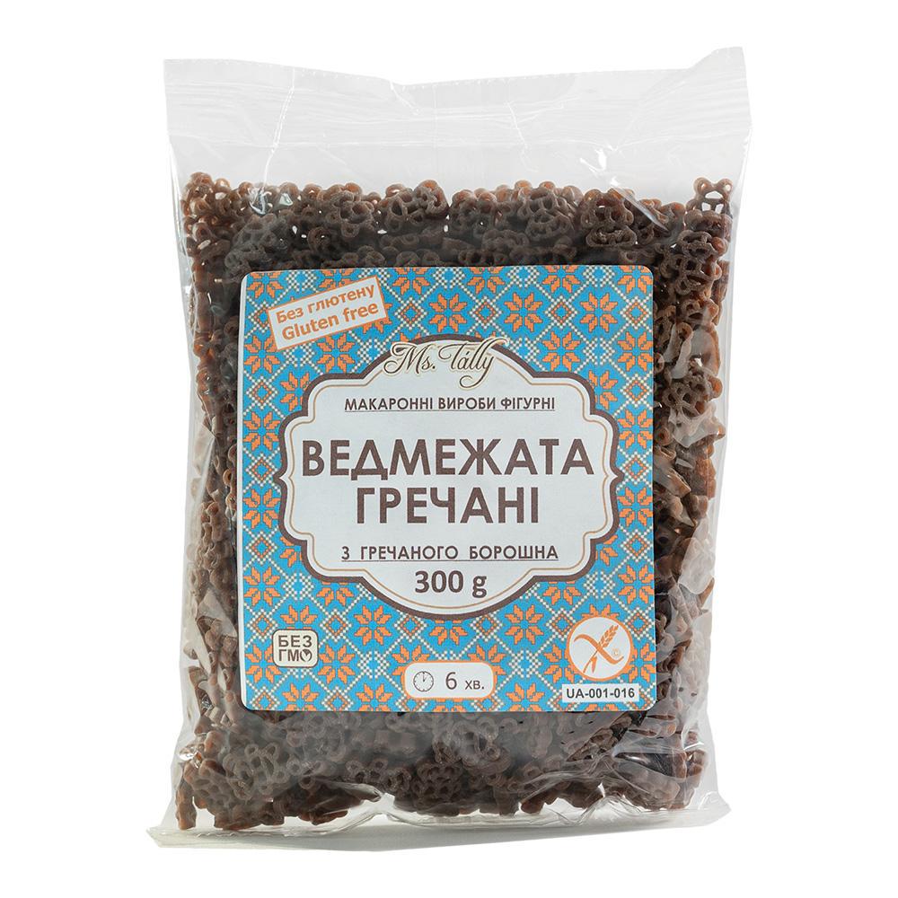 Макарони гречанi фiгурнi Ms. Tally Ведмежата без глютену 300 г Макарони гречанi фiгурнi Ms. Tally Ведмежата без глютену 300 г