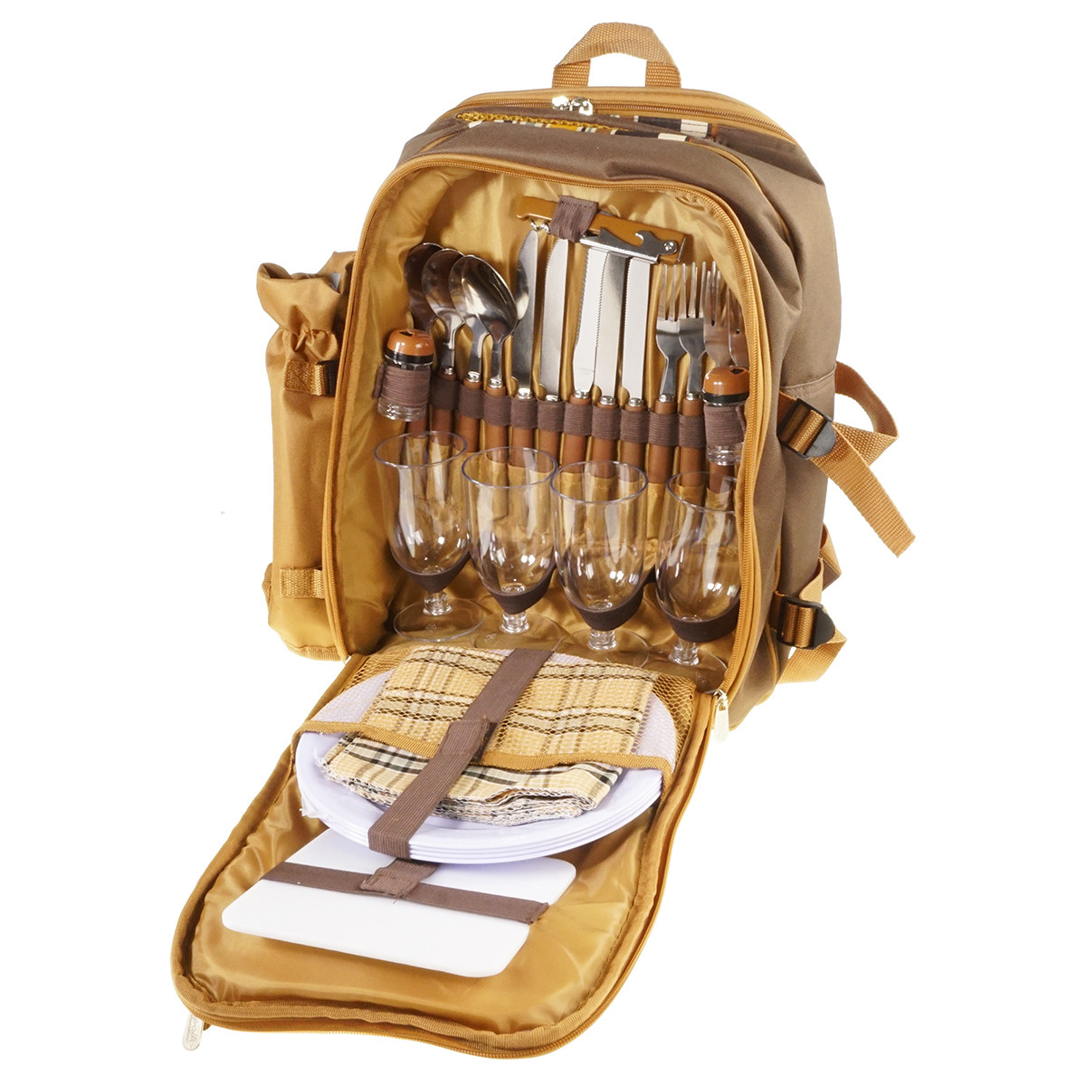 Рюкзак Wellamart с набором для пикника на 4 человека (5918)