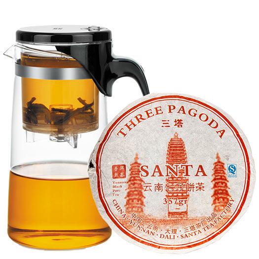 Набор чайник и чай Пу Эра